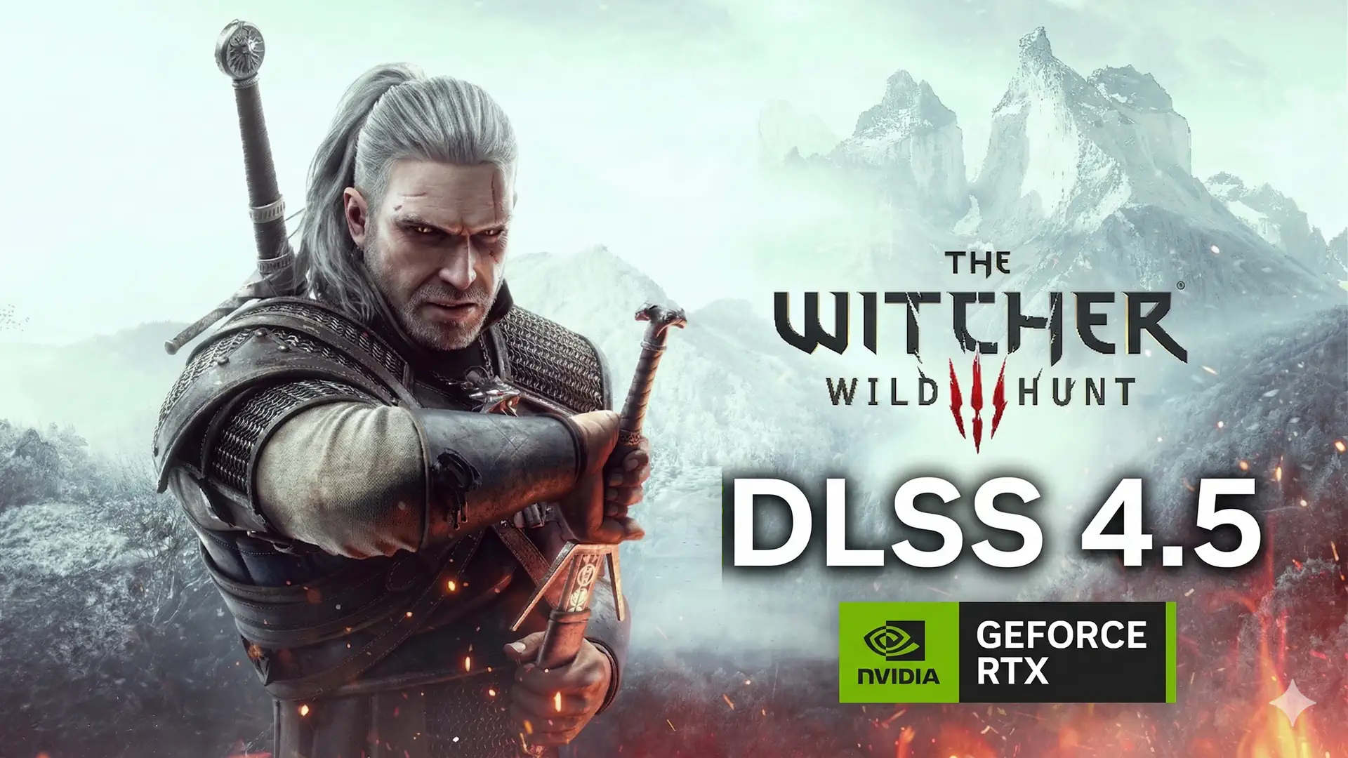 Witcher 3: Wild Hunt Complete Edition - сравнение настроек DLSS 4 против DLSS 4.5 