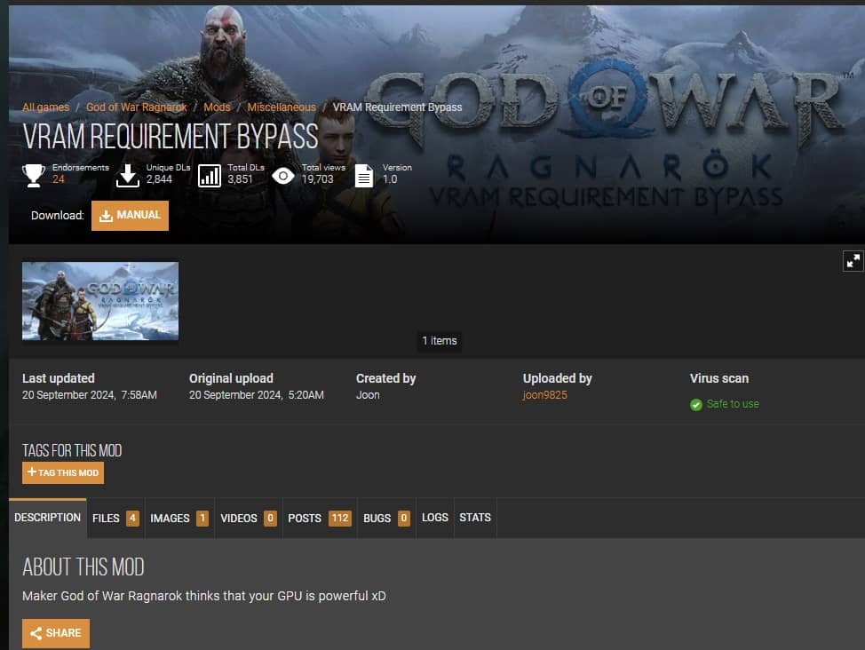 VRAM Requirement Bypass