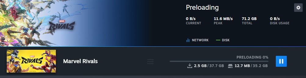 preloading