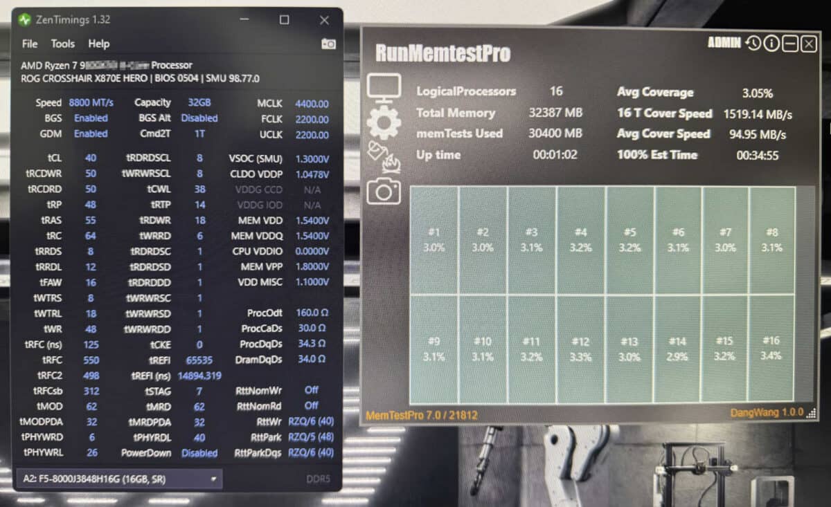 9800X3D DDR 8800 