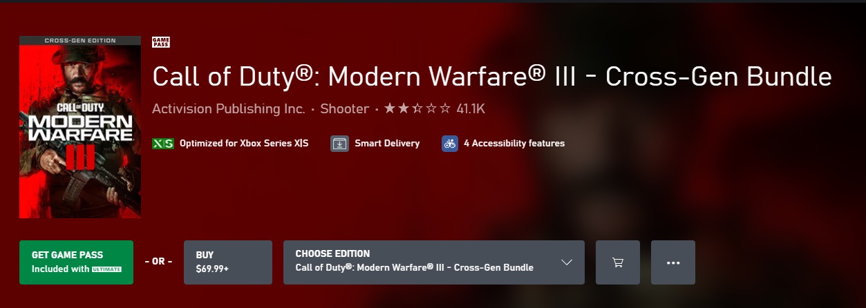 Call of Duty Modern Warfare III Cross Gen Bundle