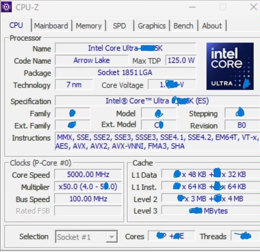 Intel Core Ultra 9 285K 1
