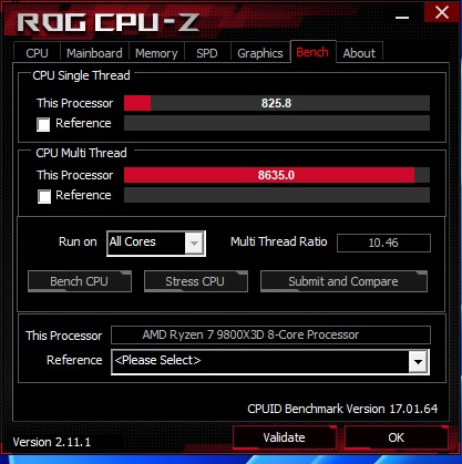 9800 cpu bench