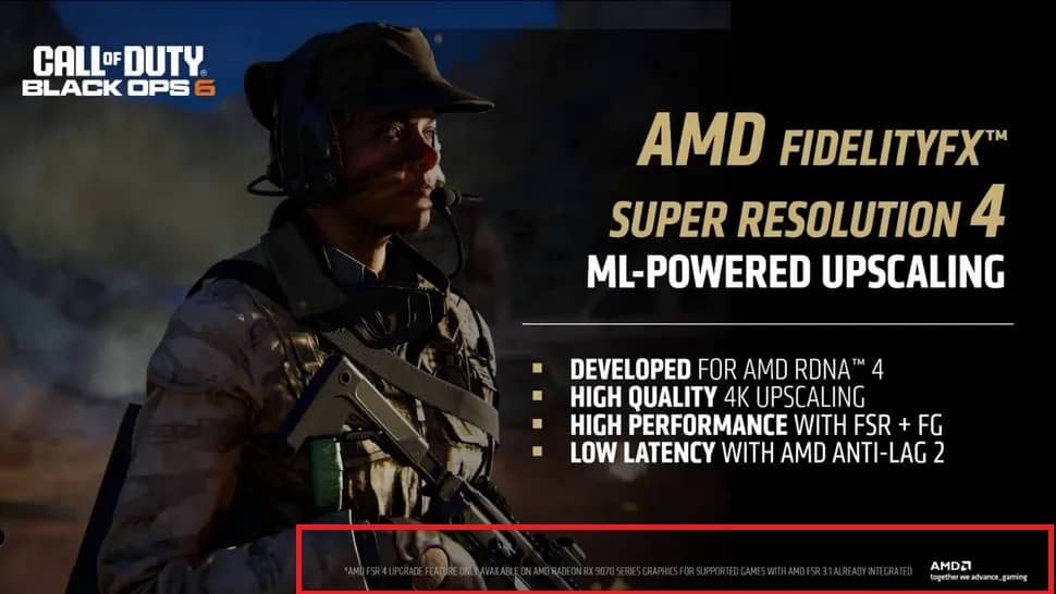 FSR 4 works on all FSR 3.1 games