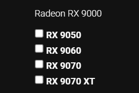 RX 9050