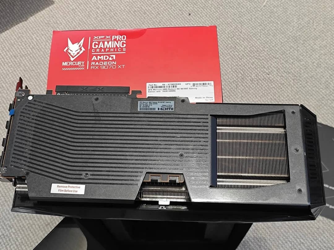 one of a kind xfx hybrid 9070xt v0 cwu9dgn7umoe1