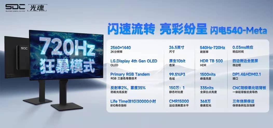 2k 540hz 4th gen w oled a teaser from a chinese brand v0 6syx88rrti5f1