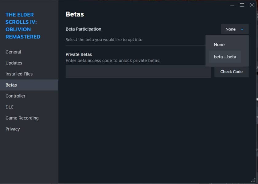 tes beta