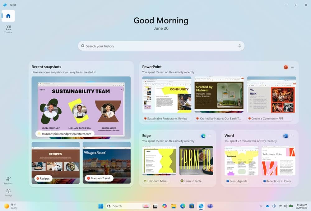 RecallHomepage