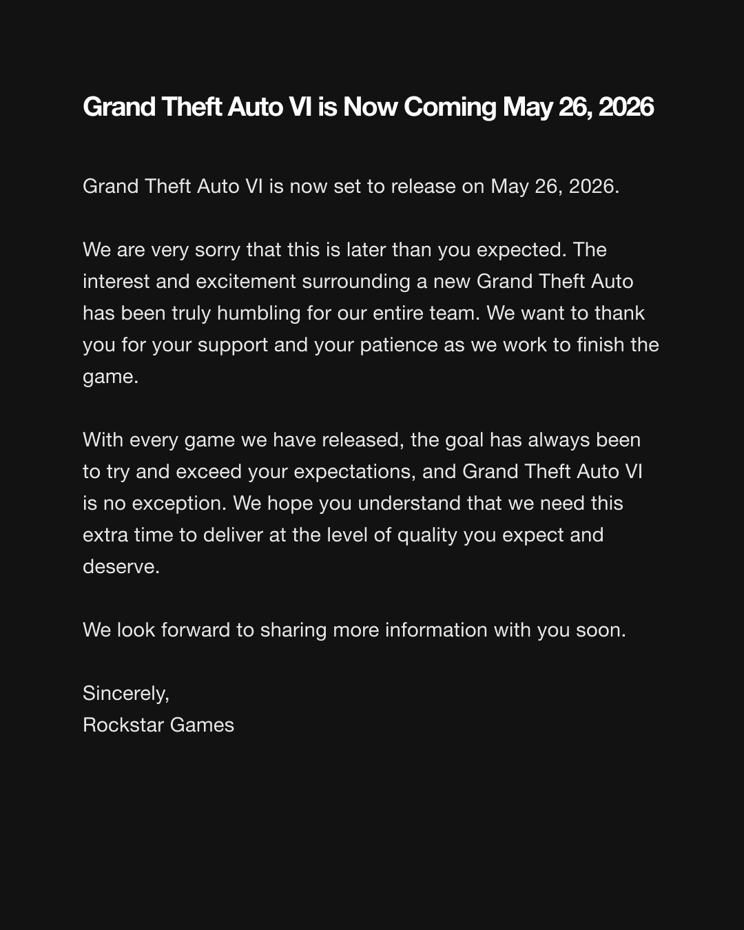 gta 6 may