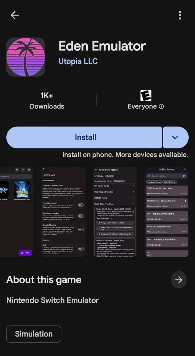 eden emulator is now on the playstore v0 flfkpik84sof1