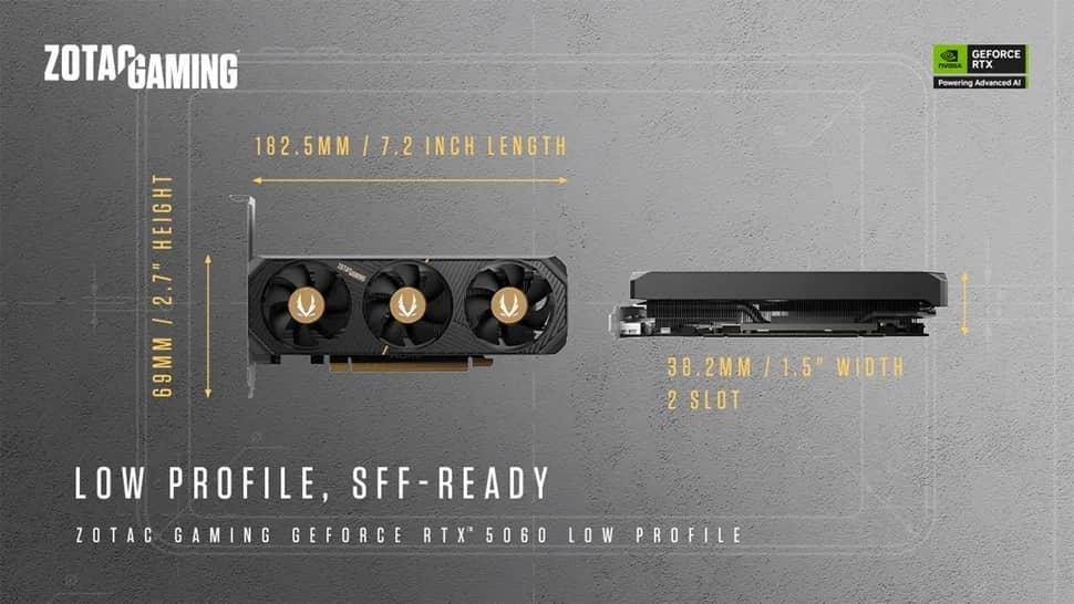 Zotac Gaming RTX 5060 Low Profile
