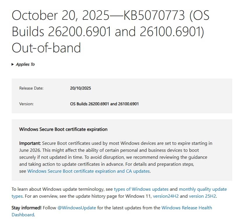 KB5070773
