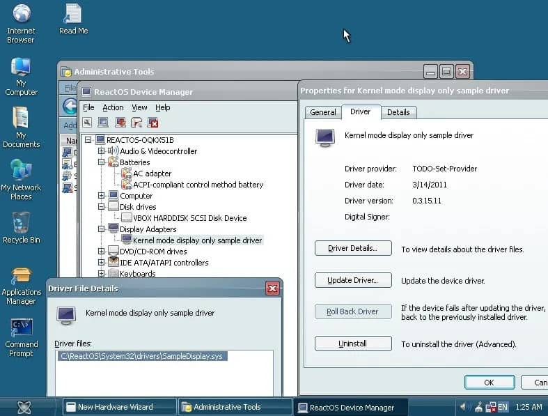 ReactOS Making Progress