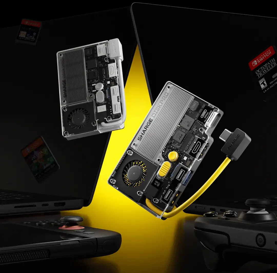 Sharge представила Disk Pro: гибрид SSD и док-станции размером с кредитку