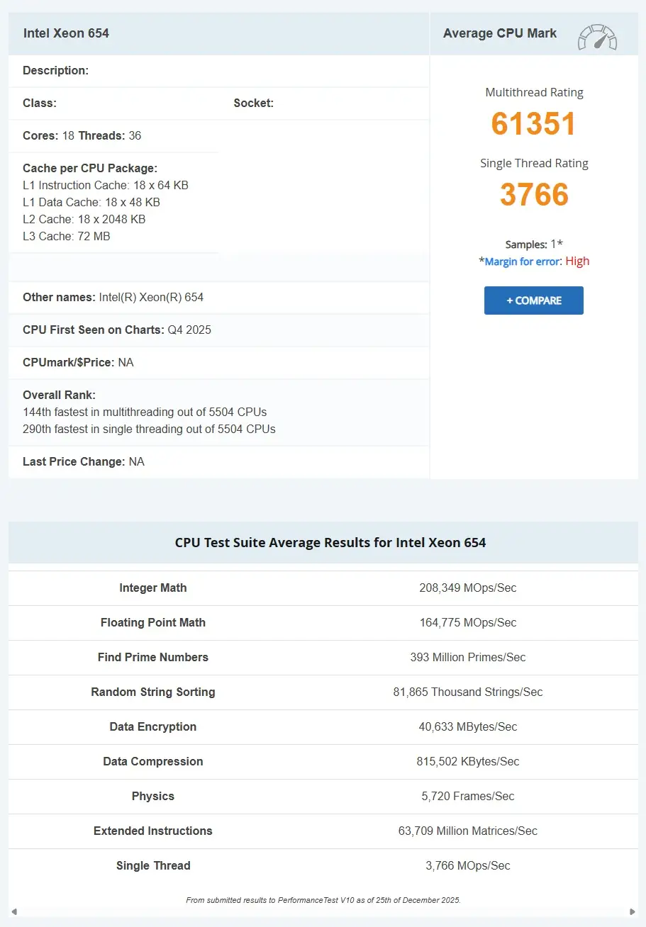 Intel Xeon 654 cpu gamegpu