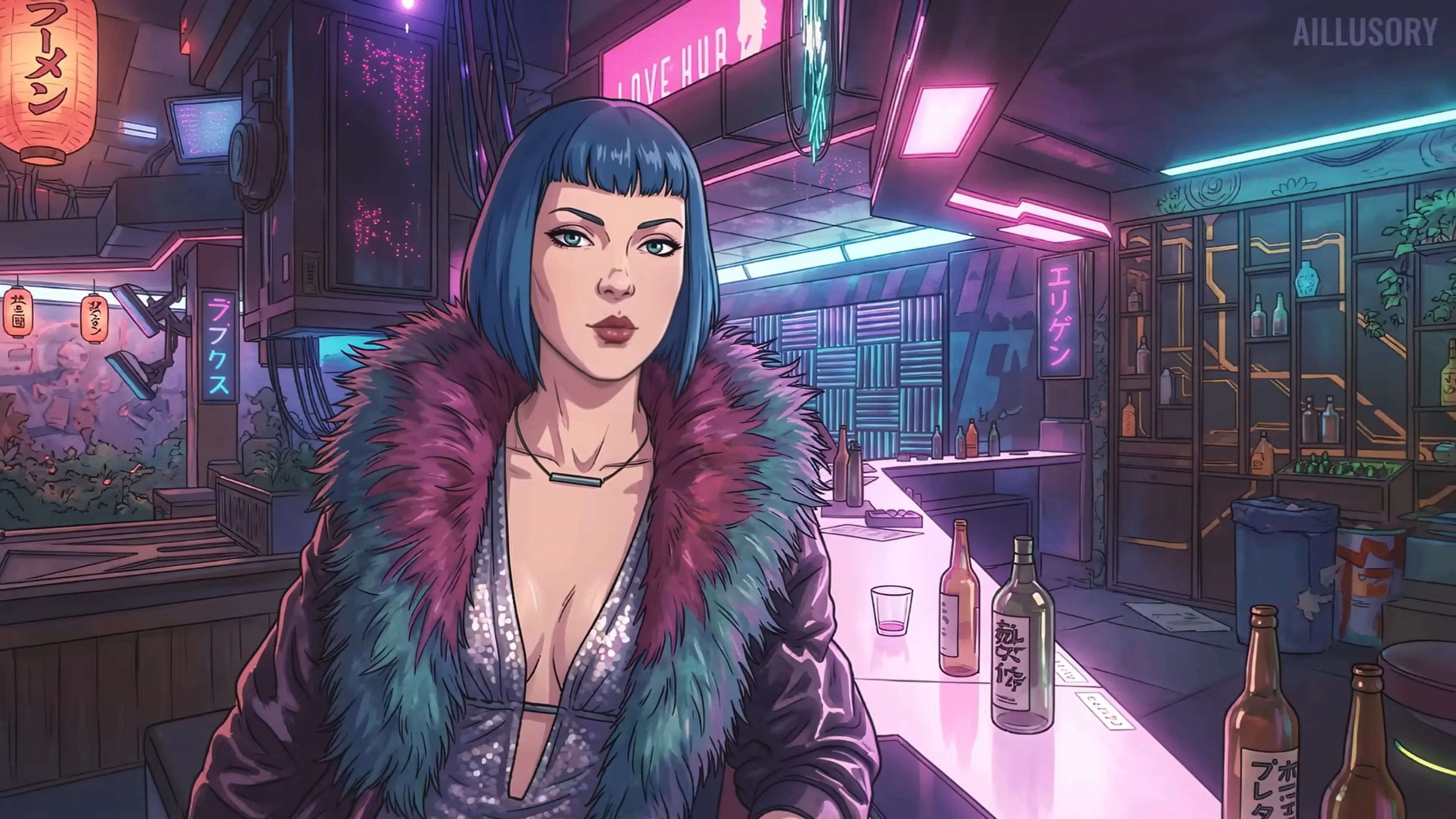 Cyberpunk 2077 but its anime 3 gamegpu