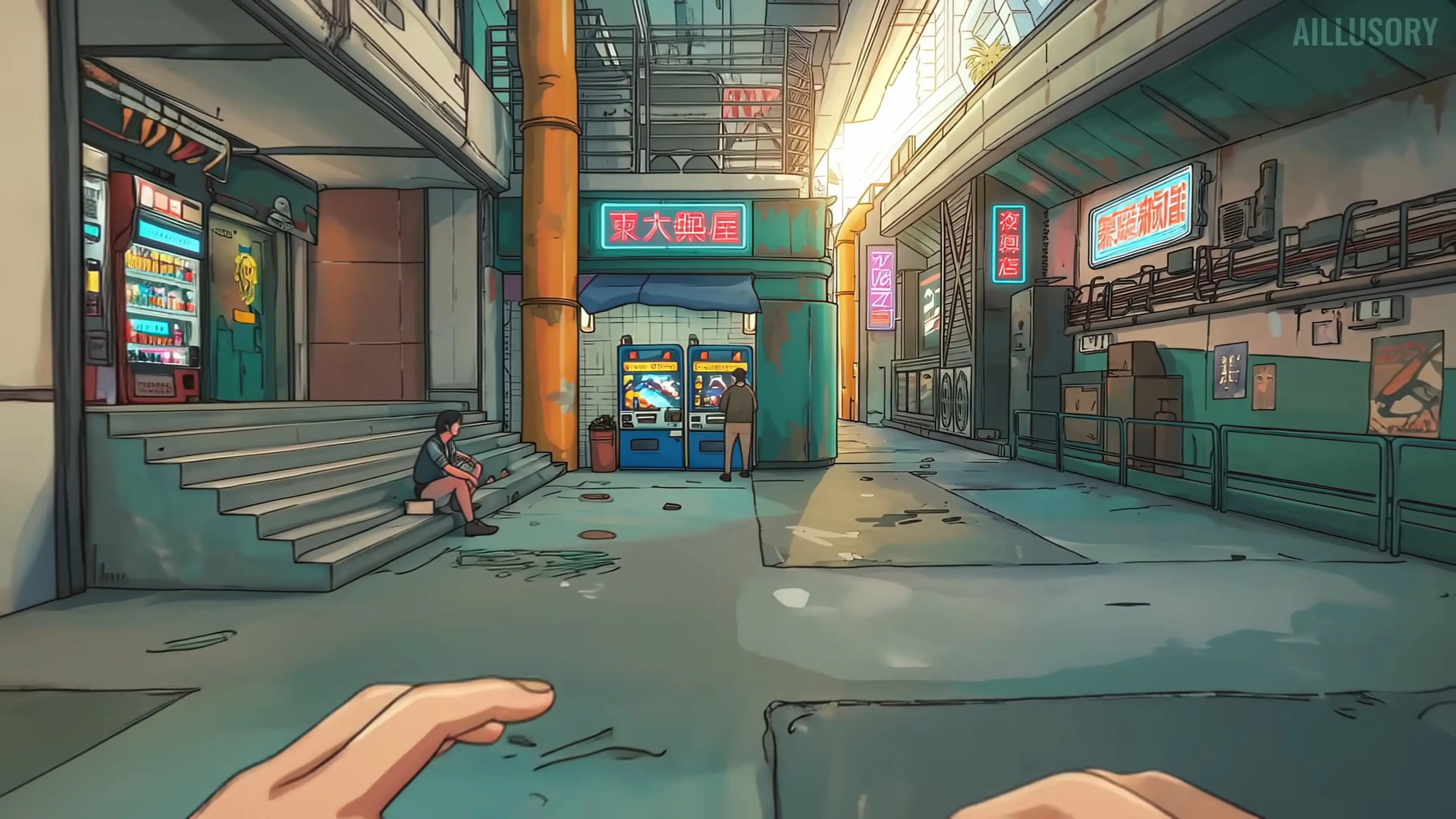 Cyberpunk 2077 but its anime 4 gamegpu