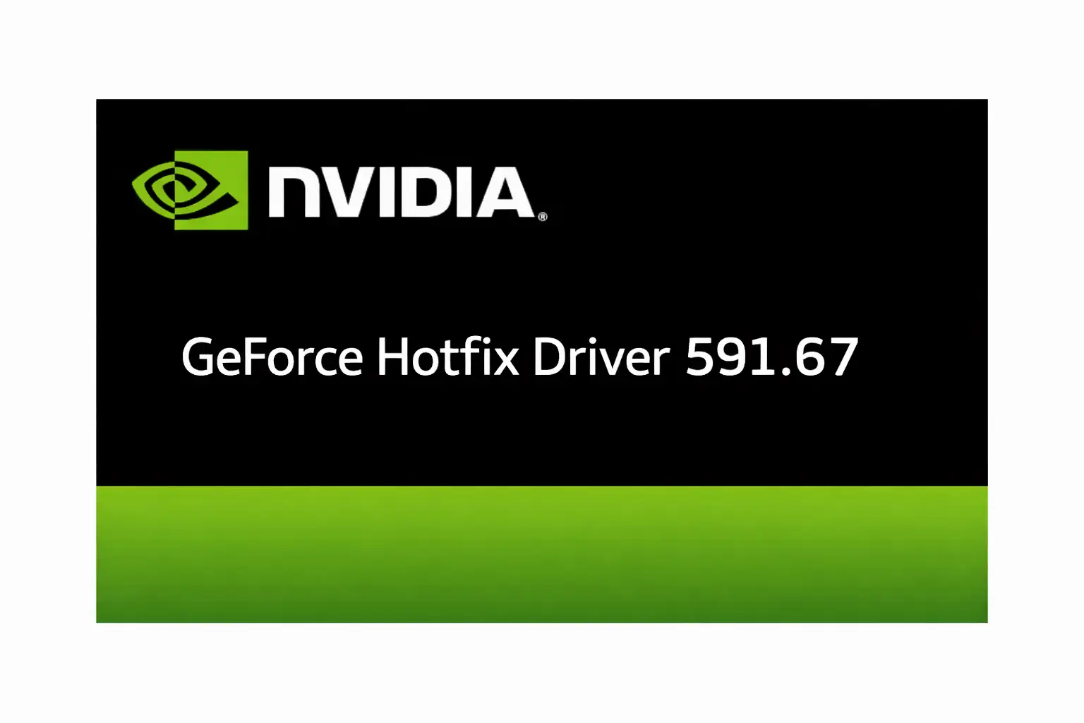 GeForce Hotfix Driver 591.67 gamegpu