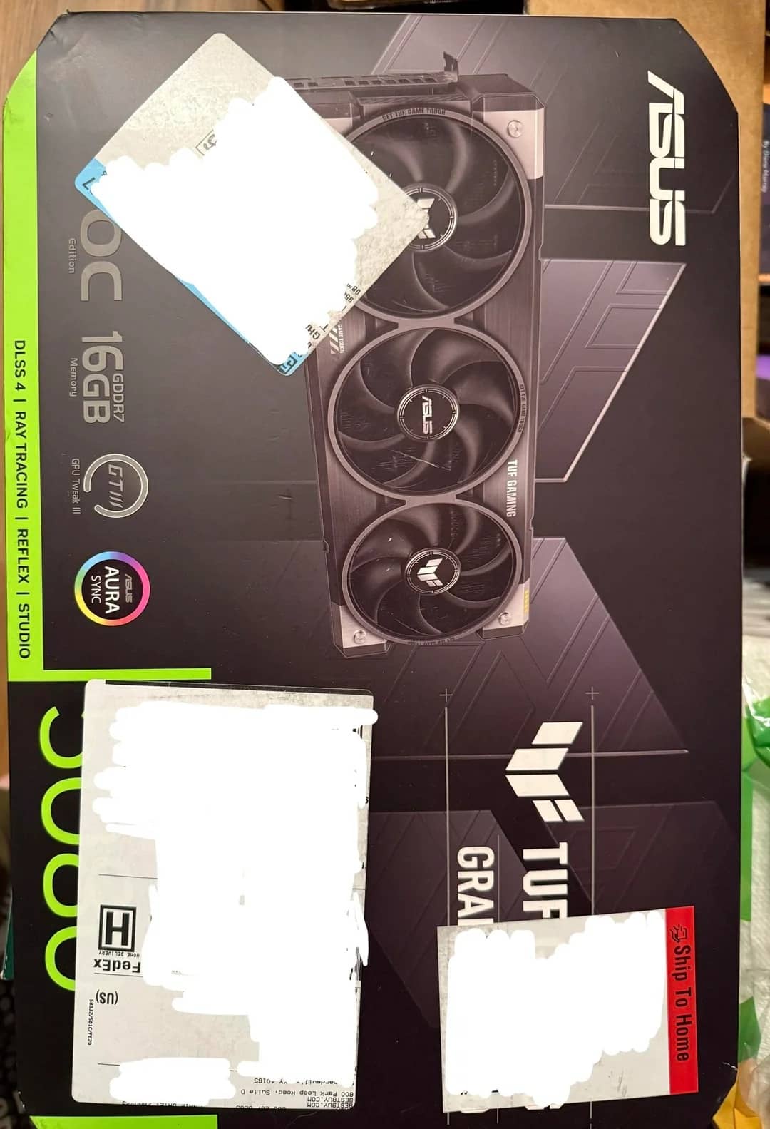 received rocks in place of asus tuf 5080 from bestbuy v0 huv1tj8m4x4g1