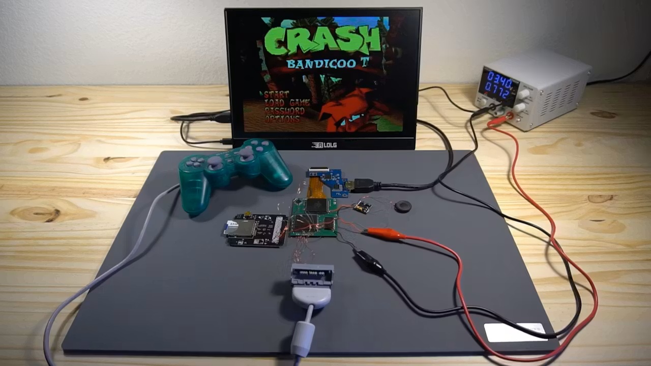 worlds first working custom ps1 motherboard 0 31 screenshot GdMDxEcM8l