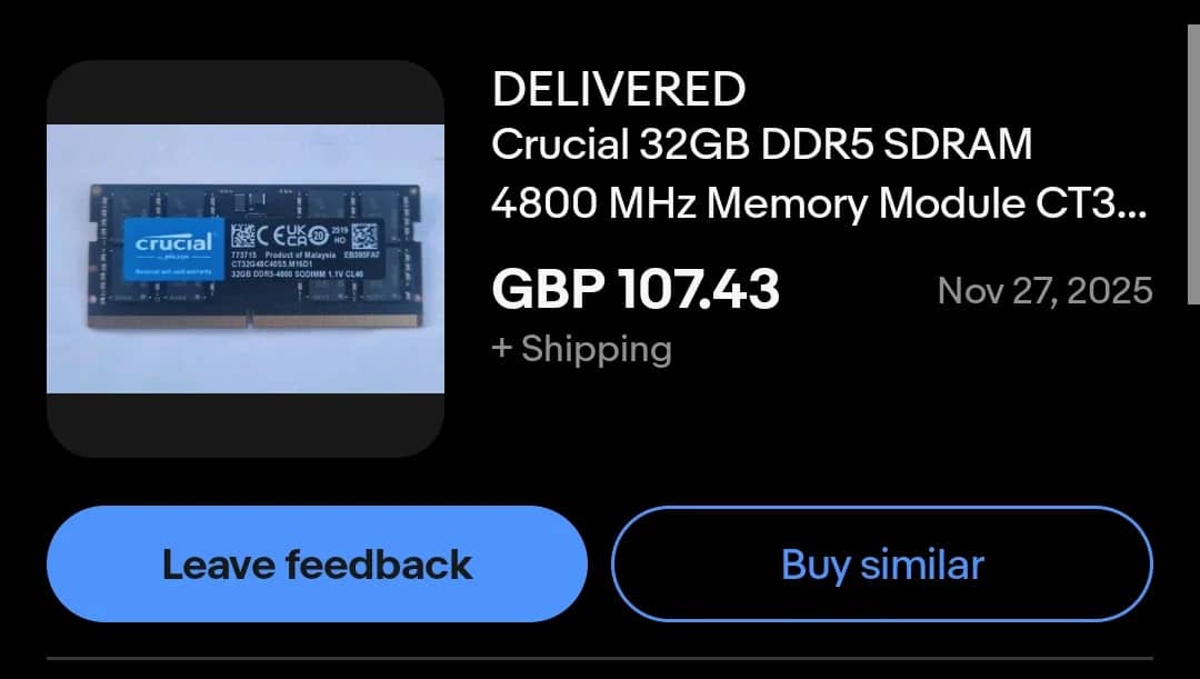 my ram got stolen from the courier v0 p1of2bwmuy3g1