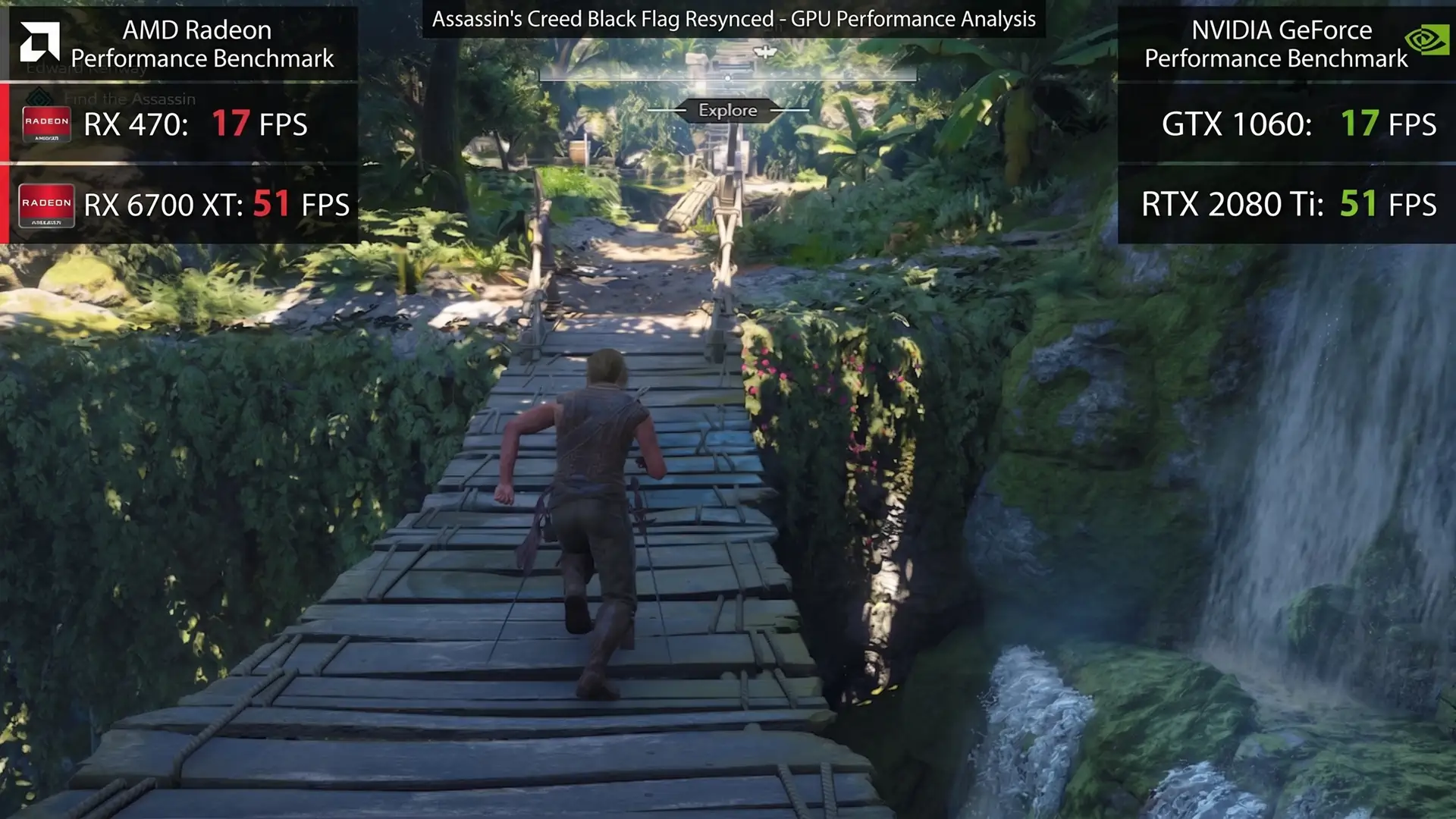 Assassin's Creed Black Flag Resynced: Бенчмарки видеокарт и процессоров на старом железе