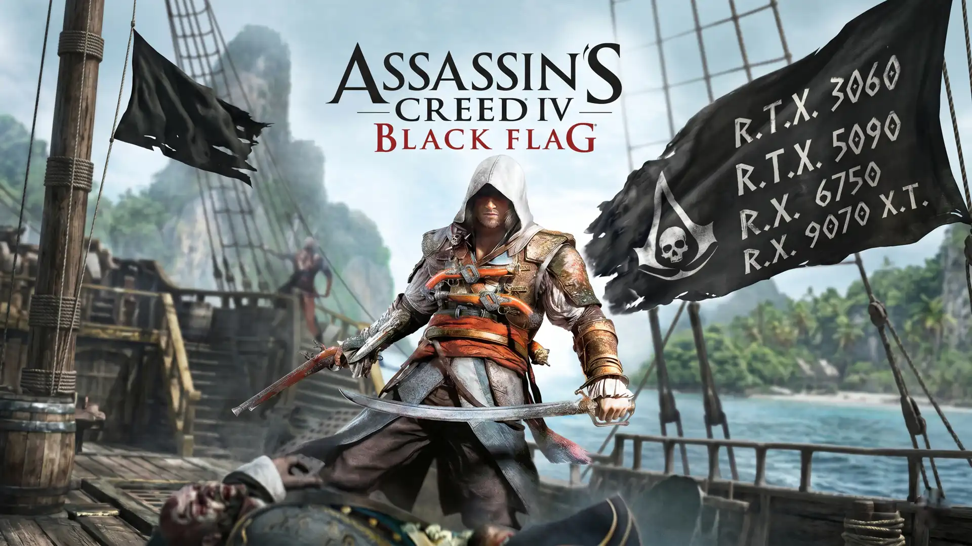 Assassin's Creed IV Black Flag: бенчмарки видеокарт и процессоров на ПК