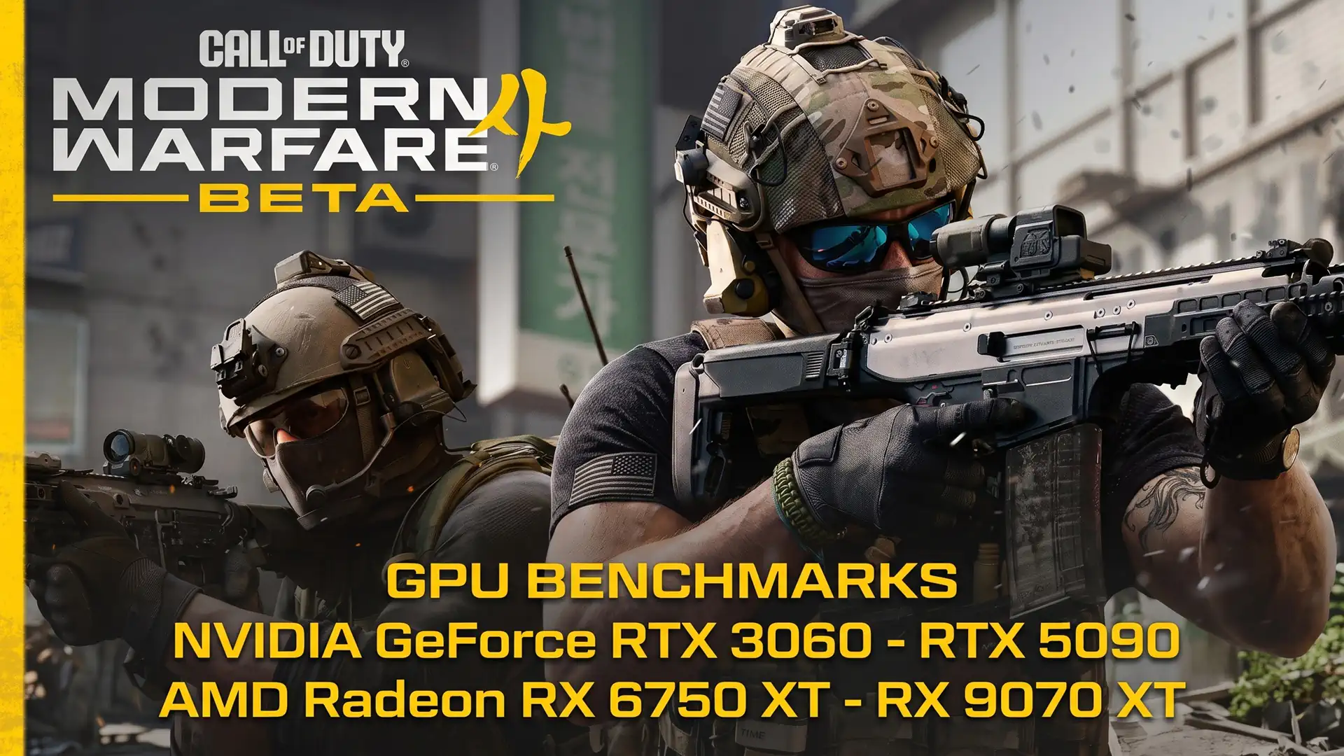 Call of Duty Modern Warfare 4 Beta: бенчмарки видеокарт и процессоров на ПК