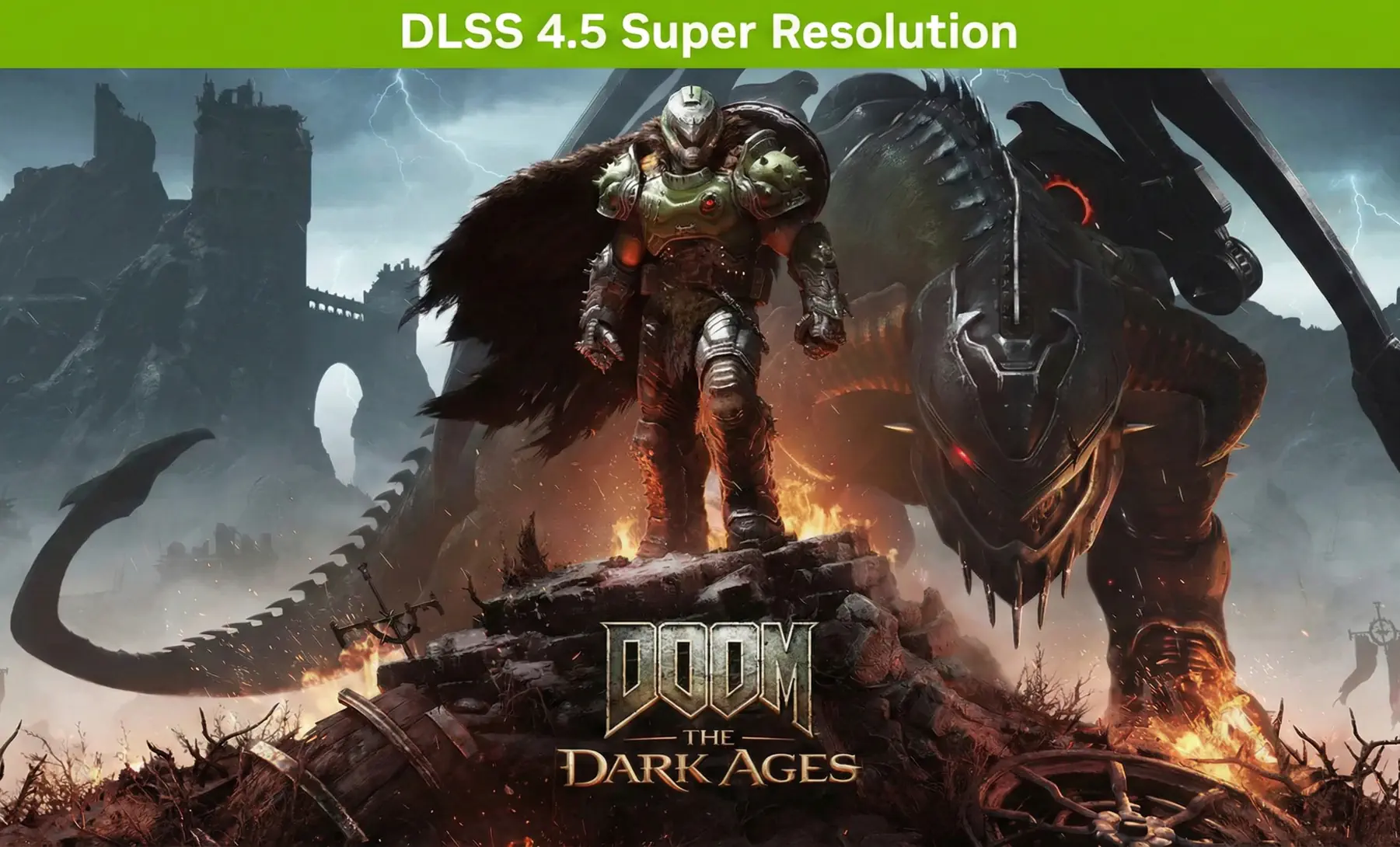 Doom The Dark Ages - бенчмарк DLSS 4.5 