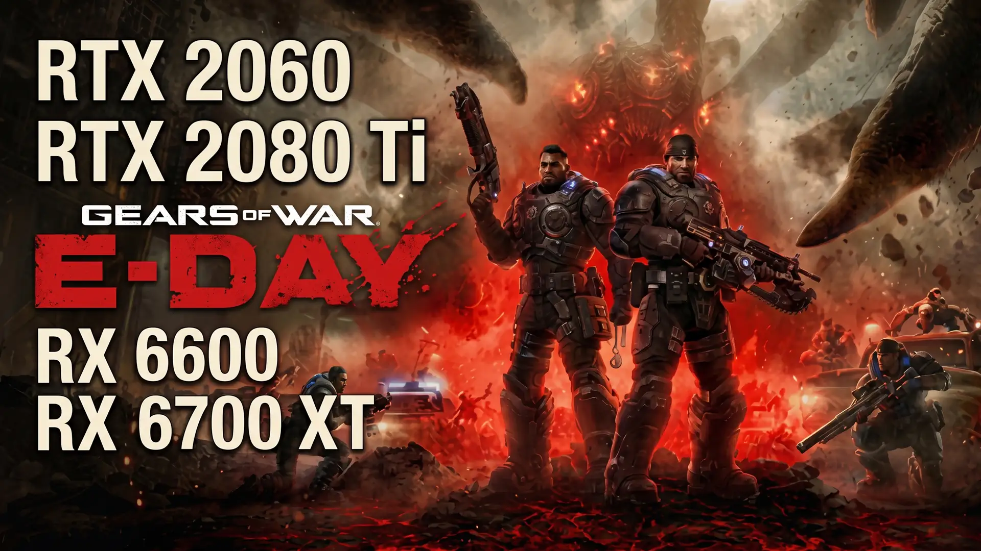 Gears of War E-Day Multiplayer Beta: Бенчмарки видеокарт и процессоров на старом железе