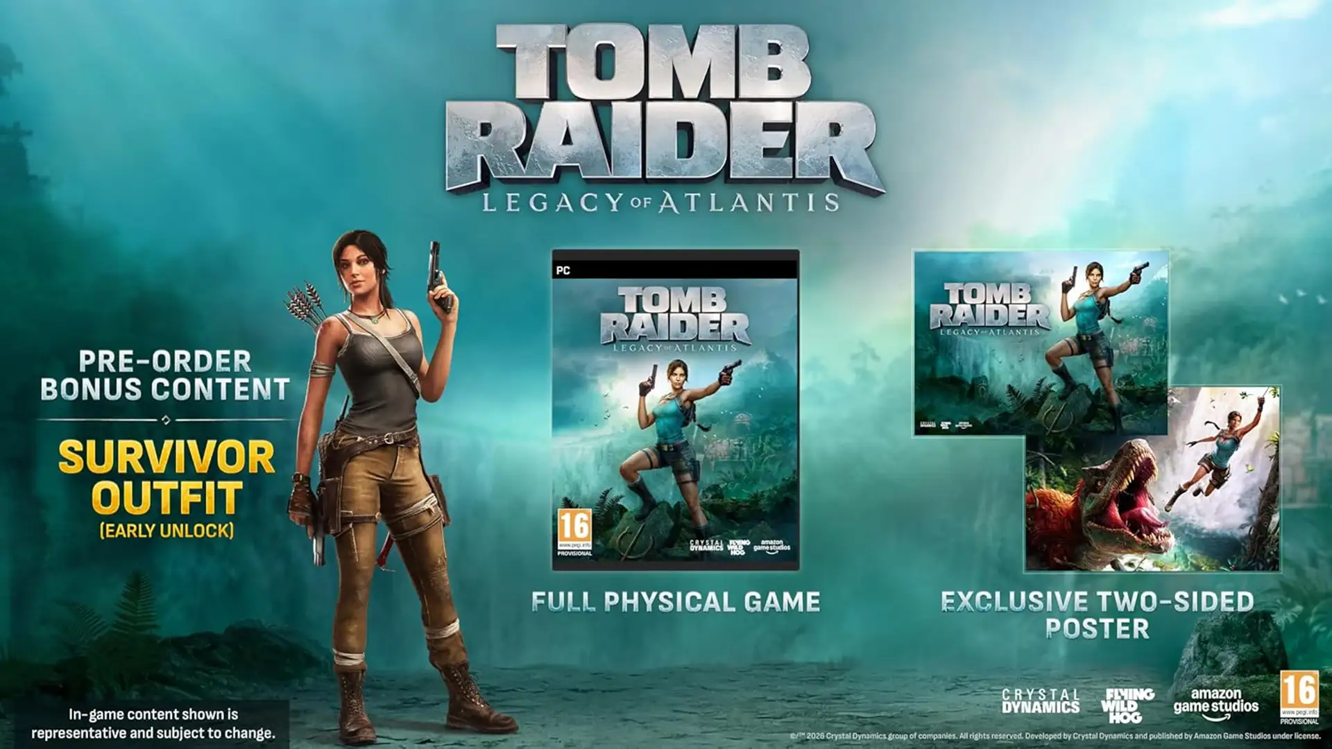 На платформе Amazon появились предзаказы дисковых коллекционных изданий игры Tomb Raider Legacy of Atlantis