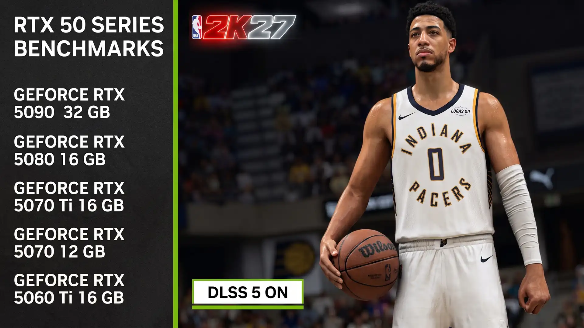 NBA 2K27: бенчмарки видеокарт RTX 50 с DLSS 5