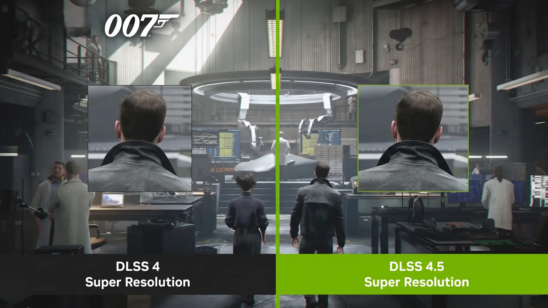 007 First Light - сравнение настроек DLSS 4 против DLSS 4.5 