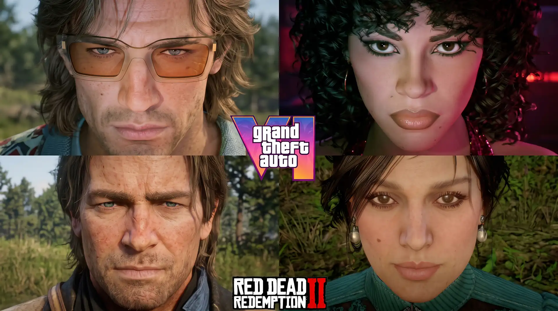 Сходство главных героев GTA 6 с персонажами Red Dead Redemption 2