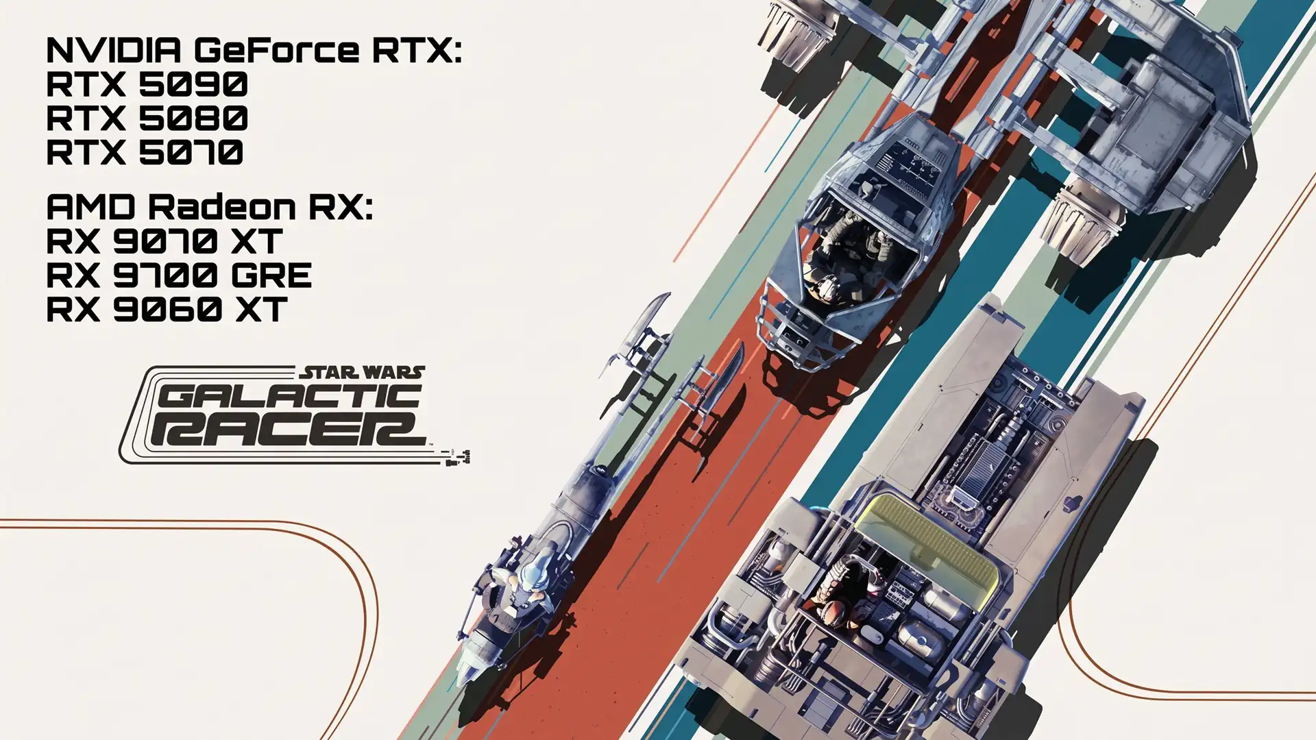 STAR WARS Galactic Racer: бенчмарки видеокарт и процессоров на ПК