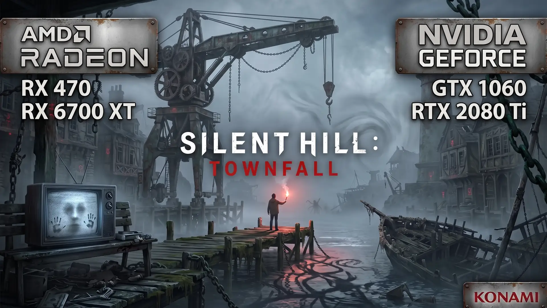 Silent Hill Townfall: Бенчмарки видеокарт и процессоров на старом железе