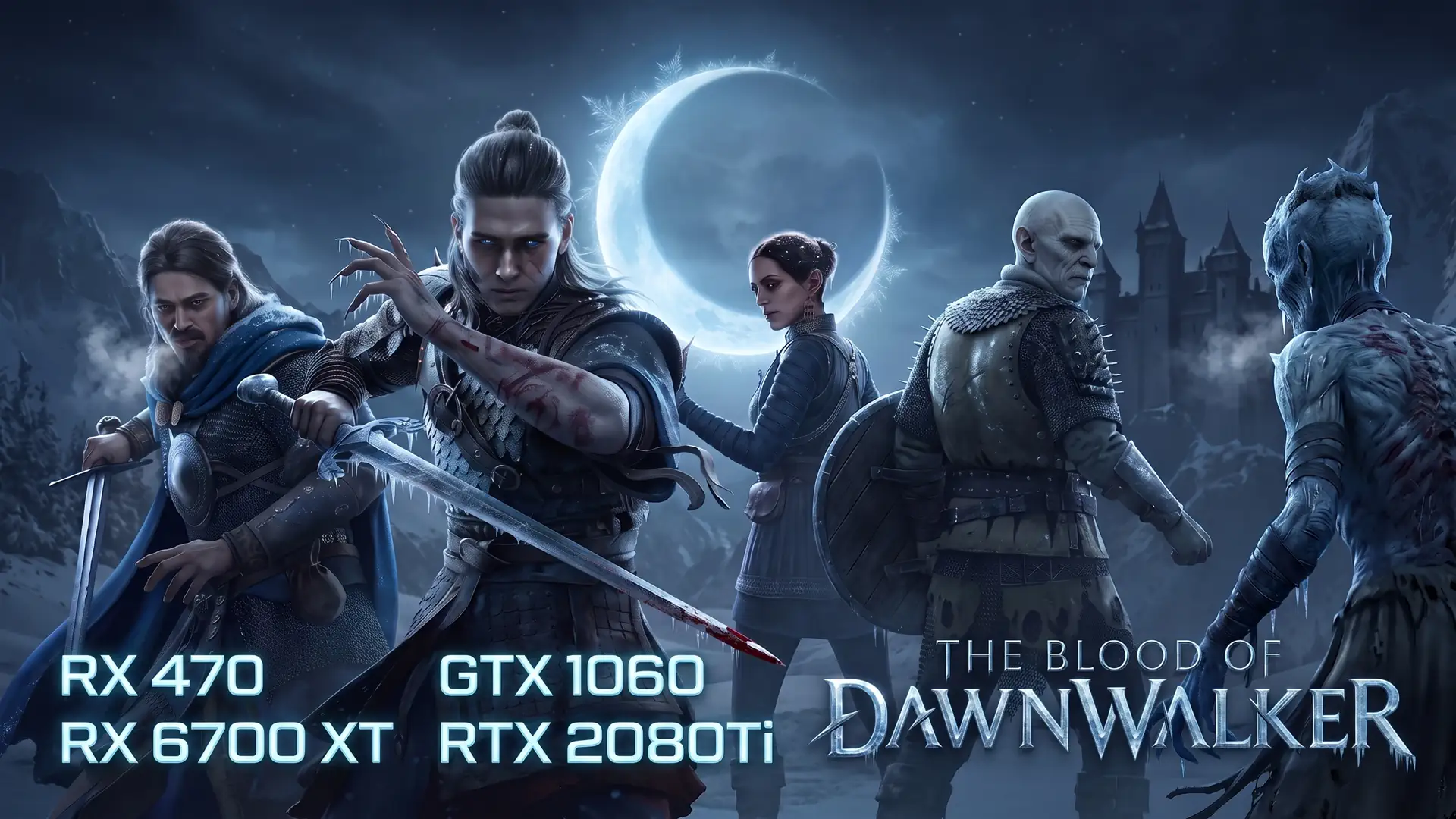 The Blood of Dawnwalker: Бенчмарки видеокарт и процессоров на старом железе