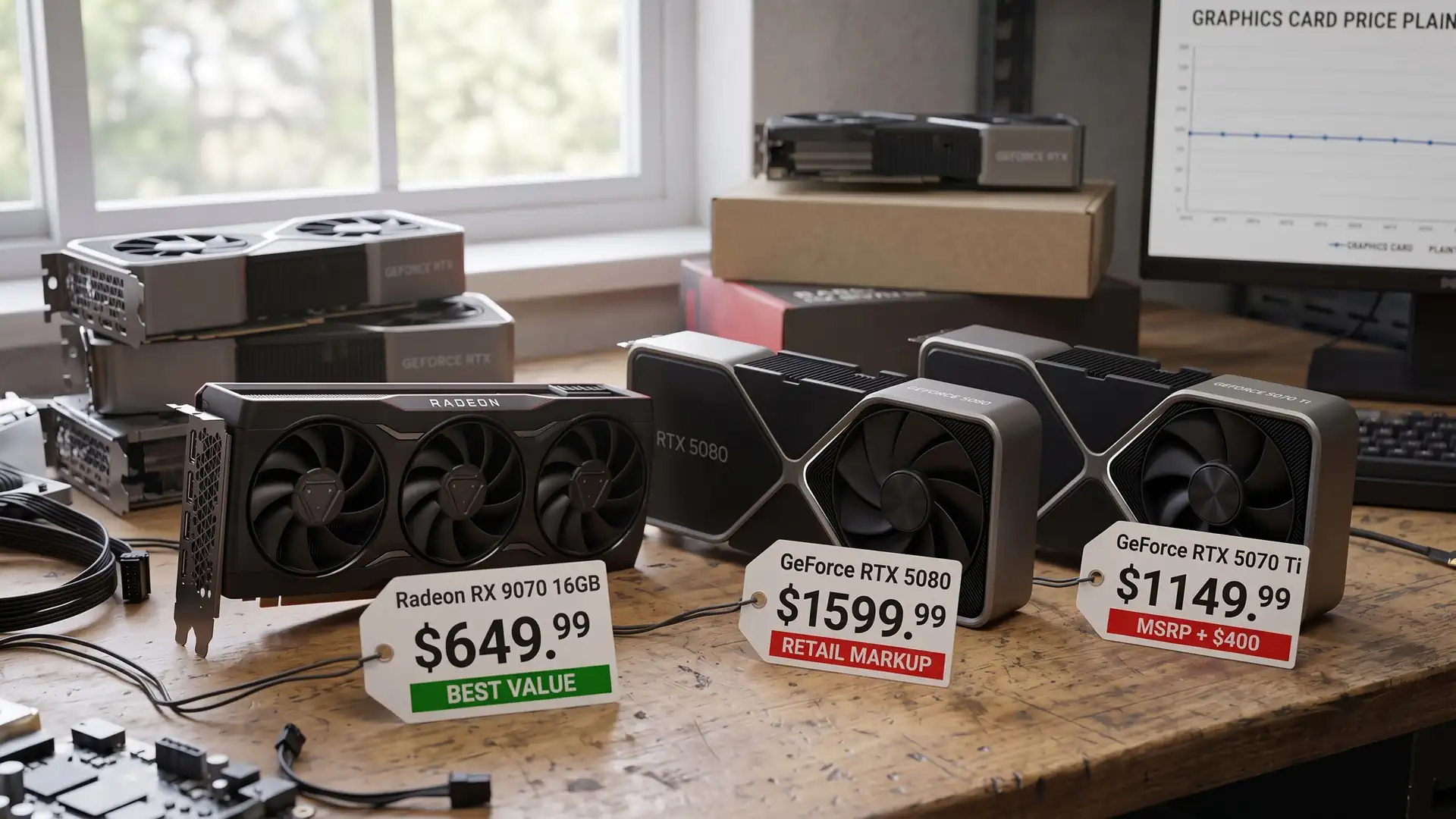 GeForce RTX 5080 за $1600 может вскоре потерять до $1000 в случае перепродажи
