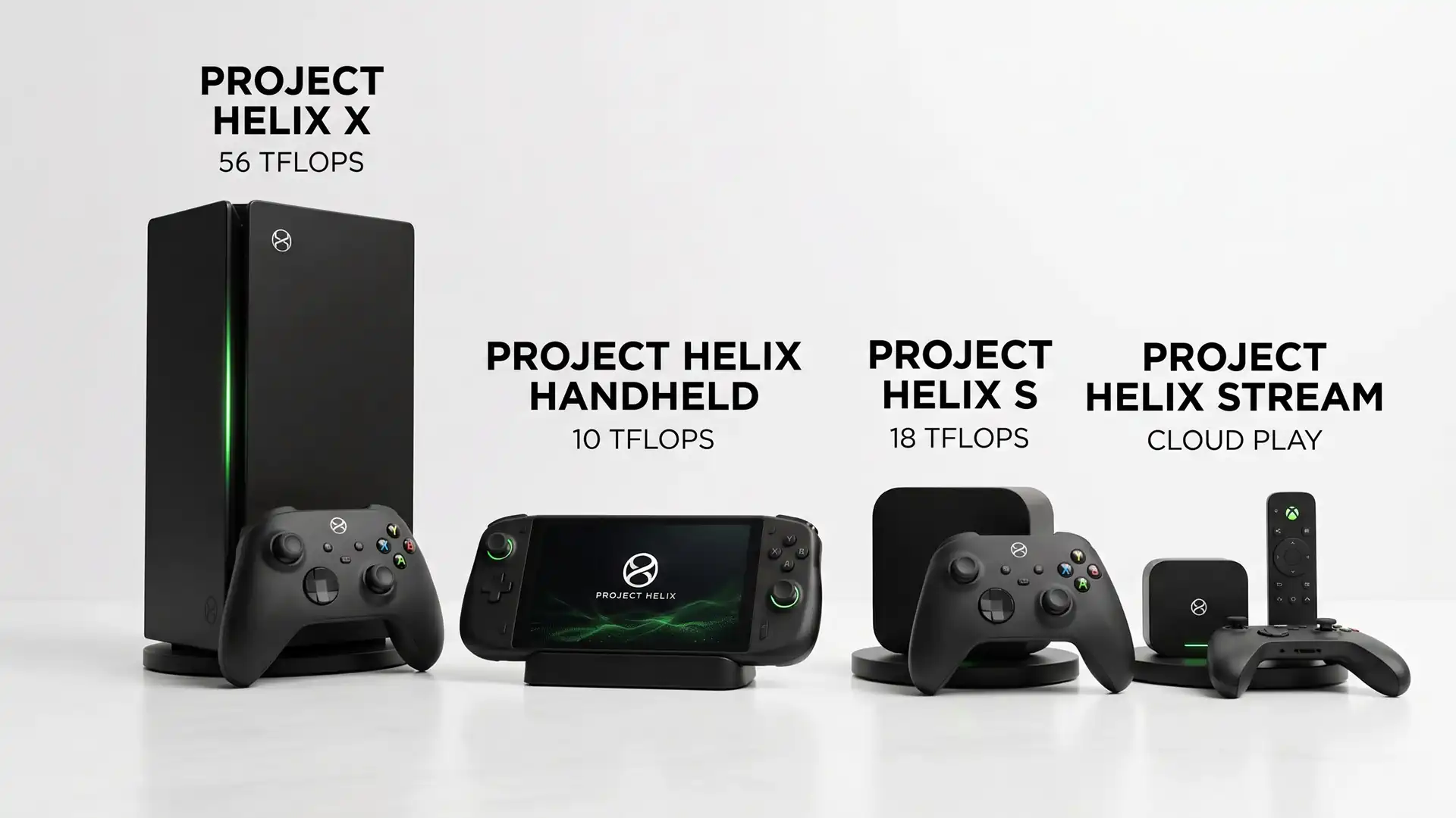 Microsoft готовит сразу четыре устройства в линейке Project Helix к концу 2027 года