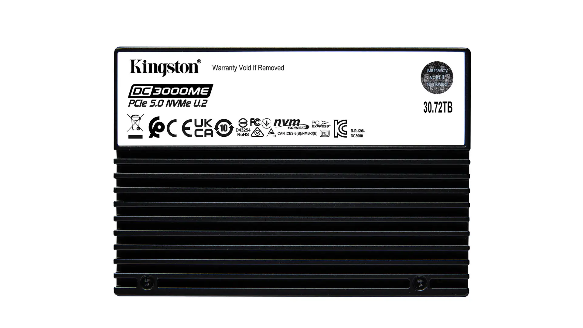 Kingston выпустила накопитель DC3000ME Gen 5 объемом 30.72 ТБ