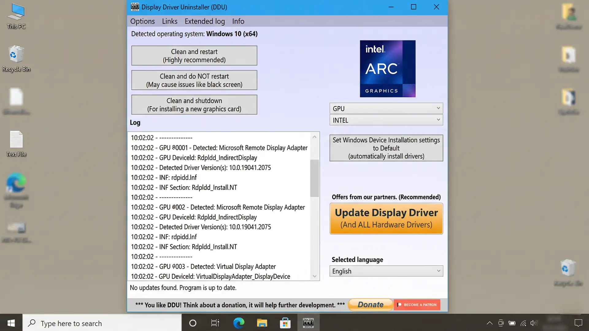 Обновление Display Driver Uninstaller 18.1.5.1 улучшило удаление драйверов видеокарт