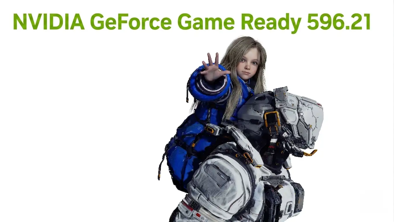 NVIDIA выпустила драйвер GeForce 596.21 с поддержкой PRAGMATA и DLSS 4.5