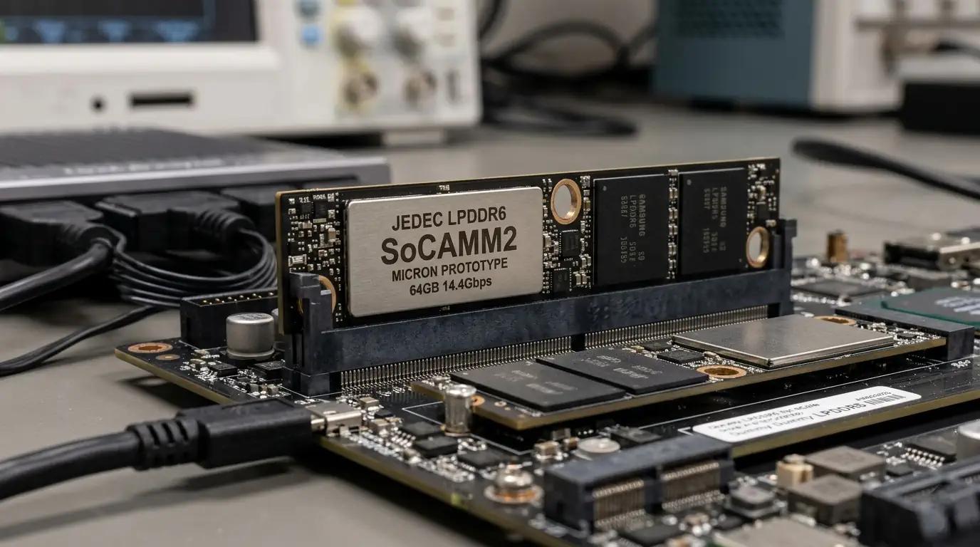 JEDEC представила стандарт памяти LPDDR6 с модулями SOCAMM2 и объемом до 512 ГБ