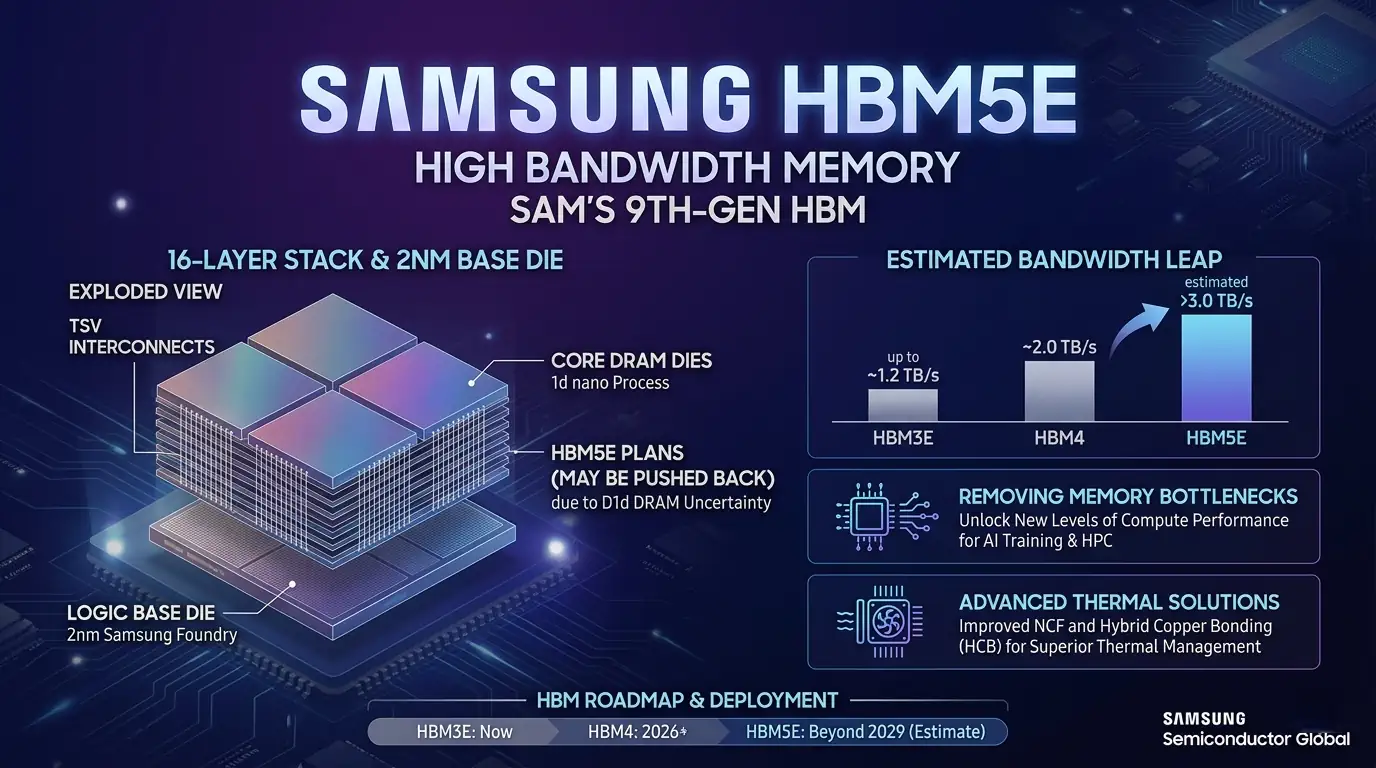 Samsung приостанавливает производство памяти HBM5E