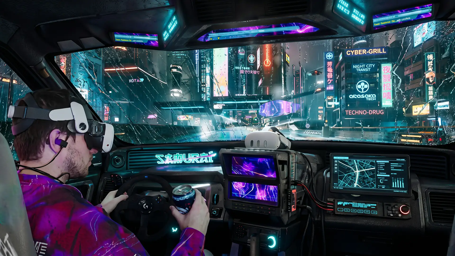 Энтузиаст объединил Unreal Engine и Cyberpunk 2077 для эффекта погружения