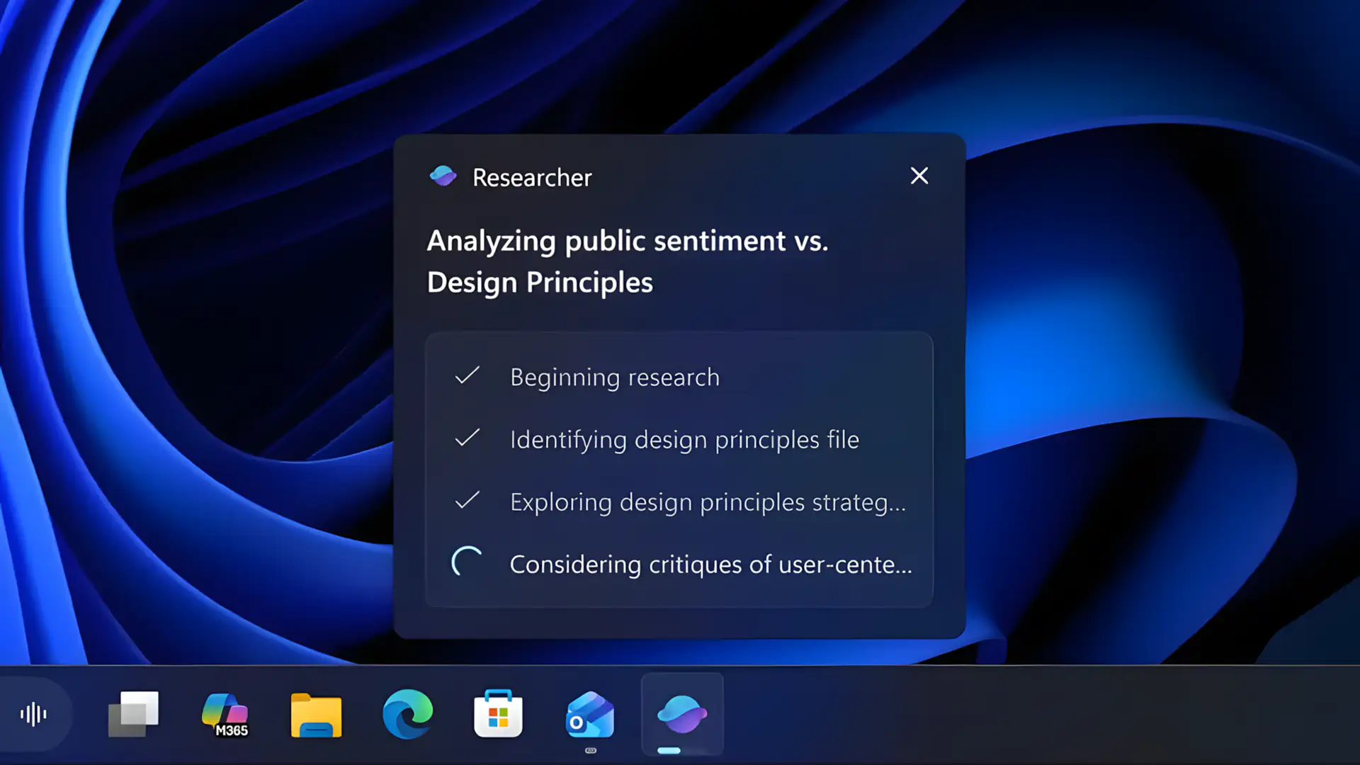 Microsoft добавит поддержку ИИ-агентов в панель задач Windows 11