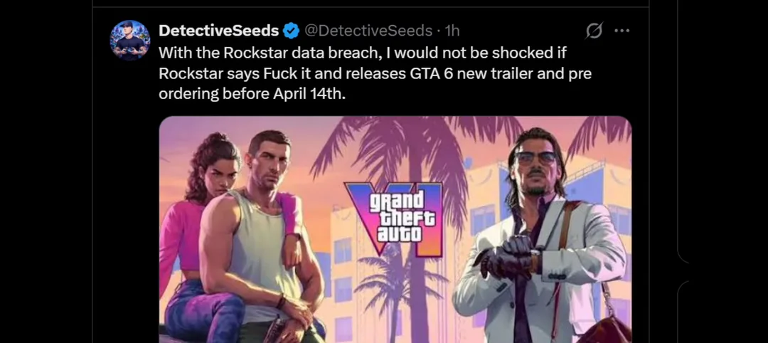 Rockstar Games May Reveal A New GTA 6 Trailer As Early As April 14 Trailer 3 On Before April 14th V0