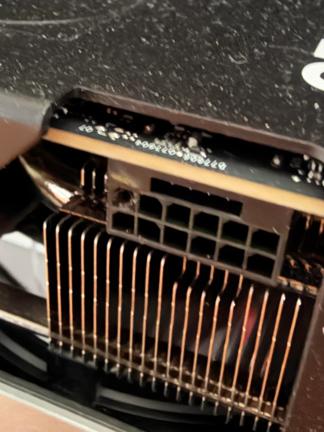 my rtx 5090 12v 2x6 power connector burned is the card v0 88573qksljtg1