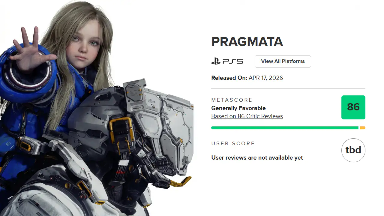 Pragmata получила 86 баллов на Metacritic: снято эмбарго на обзоры